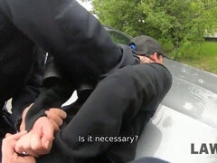 Vakker, Brunette, Tjekkisk, Bakfra, Realitet, Røff, Tenåring, Uniform