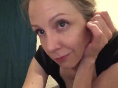 Pik sutte, Sædskud, Langt ned i halsen, Komme på ansigtet, Tysk, Ældre kvinde