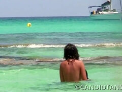 Leie, Grosser arsch, Bikini, Vollbusig, Nippel, Öffentlich, Jungendliche (18+), Spanner