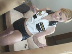 お尻, イく瞬間, フェティッシュ, 自家製, オフィス, ポリス, オッパイの, ユニフォーム