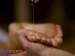 Tetas grandes, Mamada, Morena, Pies, Hd, Masaje, Aceite, Coño