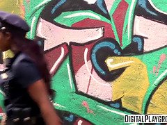 African, Rit, Hd, Lezbijke, Policija, Muco, Kričal, V uniformi