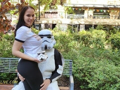 항문, 엉덩이, 큰 엉덩이, 큰 가슴, 사정 샷, 라티나, 오르가슴, 보지