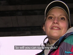 Public Agent - Woman Fucks A Stranger Because She Thinks She'll Be On TV 1