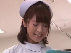 아시안, 큰 가슴, 일본인, 간호사, 유니폼