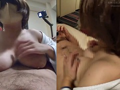 K-cup Kei-chan shoulder-exposed titty fuck personal shooting