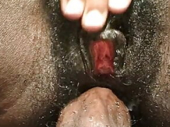 Ebony girls are getting their muffs licked by black men