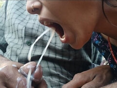 The gift of jizz - drink it in, hottie