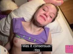 Amateur, Grosse bite, Sucer une bite, Éjaculation interne, Queue, Monstre, Petite femme, Adolescente