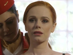 Stor stjärt, Brittisk, Brunett, Europeisk, Handjobb, Hd, Klackar, Trekant