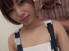 69, アジア人, お尻, フェラチオ, 巨乳な, 中出し, なめる, ハメ撮り