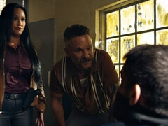 In den arsch, Grosse titten, Stiefel, Braunhaarige, Hundestellung, Handjob, Muschi