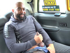 Sasha Steele bounces on a black cock in the taxi