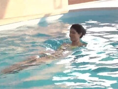 Babe, Brunette, Nærbilde, Tjekkisk, Mørk, Fitte, Barbert, Pupper