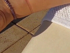 아마추어, 큰 엉덩이, 금발의, 커플, 발, 발 페티쉬, 밀프, 와이프