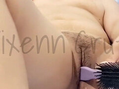 Asiatisch, Frau, Filipina, Fingern, Masturbation, Nippel, Orgasmus, Solo