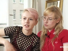 Blonde Babe Vicky Gives Natalia Her First Lesbian Bondage Experience