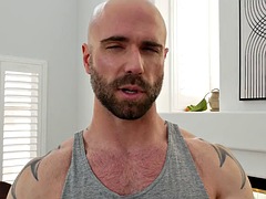 Enthousiasteling, Anaal, Sperma, Vingeren, Homo, Sportzaal, Hardcore, Spier