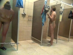 Spy on showering girls caught on real hidden cameras