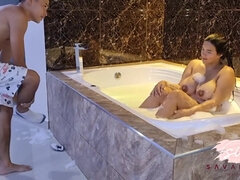 Discovers me Masturbating in the Jacuzzi� - Blowjob