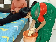 Komal's Horny Maid Fucks Owner Hard - Blowjob, Doggystyle & Shaved Pussy - Indian Homemade Sex
