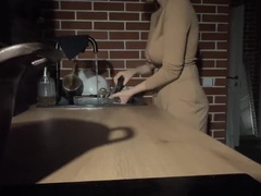 Amateur, Sucer une bite, Tir de sperme, Hd, Cuisine, Naturelle, Chatte, Nénés