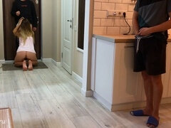 Amatør, Kukk suging, Utroskap, Hanrei, Europeisk, Ektemann, Spansk, Kone