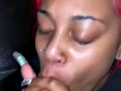 Noire, Sucer une bite, Noir ébène, Fétiche