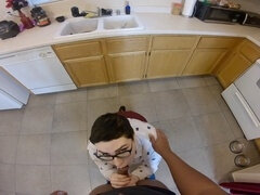 Velký zadek, Velké péro, Černé, Kuřba, Vysokoškolačka, Na obličej