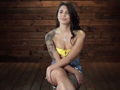 Brazilian Vixen Gina Valentina Submits to Rough BDSM Play with Toys