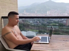 Kourtney Love Folla En El Balcon De Un Penthouse Del Poblado En Medellin - Big ass