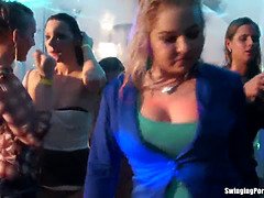 Clube, Dançando, Grupo, Hd, Lésbica, Festa, Pornô leve, Filho