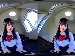 Tredimensionell, Asiatisk, Universitet, Fetisch, Japansk, Pov, Offentlig, Verklighet