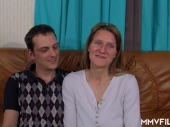 Enthousiasteling, Bruinharig, Handbeurt, Hardcore, Rijpe lesbienne