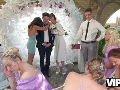 Hot Bride Rough Anal Sex with MC Shocks Wedding Guests in HD