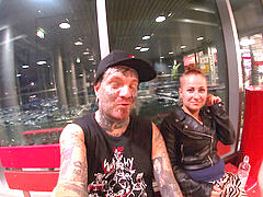 Любители, Большой член, Семяизвержение, На природе, На публике