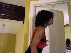 Røv, Pik sutte, Kjole, Sort, Naturlige bryster, Pov, Fisse, Strømper