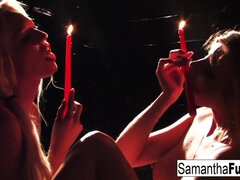 Samantha & Victoria Play With Candle Wax - Victoria white