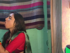 素人, フェラチオ, 茶髪の, 自家製, インド人, 妻