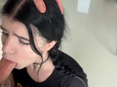 Velký zadek, Velké péro, Roztomilá, Péro, Fetiš, Gotika, Orgasmus, Drsné akce