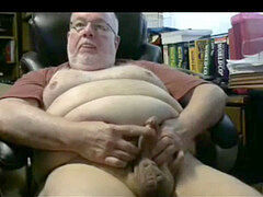 grandpa cum on webcam