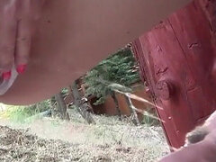 Americkej, Femdom, Latex, Milenka, Vonku, Pissing, Retro, Otrok
