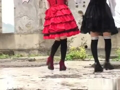 Ázijskej, Japonské, Masturbácia, Na verejnosti