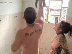 CarmonaOficial Brazilian Brunette Anal Fucking in Shower HD