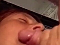 Grote lul, Grote mammen, Pijpbeurt, Sperma shot, Duits, Rijpe lesbienne, Kut duiken