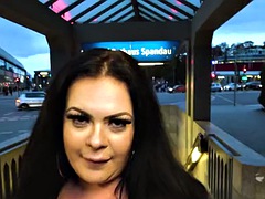 One Night Sex in the Parking Lot - AnastasiaXXX! Amateur66. com