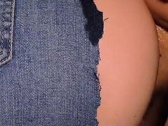 18 jaar, Enthousiasteling, Kont, Grote kont, Grote lul, Sperma shot, Spijkerbroeken, Tiener