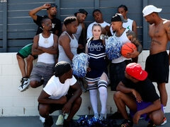 흑인, 금발의, 사정 샷, 페티쉬, 핸드잡, 흥청망청 놀기, 여학생, 청소년