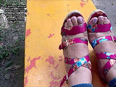 Latina Central american feet Preview pinch 5 - Share and Re-post!
