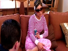 美女, 緊縛, デカ尻, 茶髪の, フェティッシュ, レズビアン, お仕置き, スパンキング